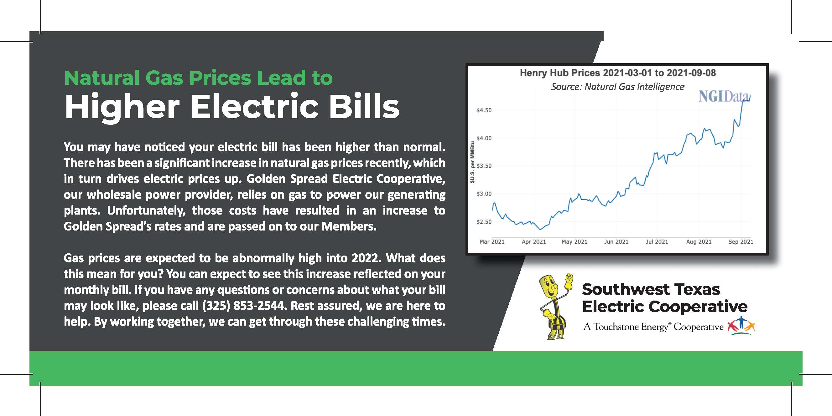 Higher Electric Bills
